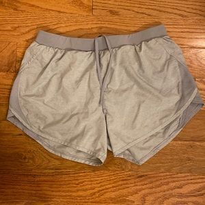 Under Armour Light Grey Running Shorts